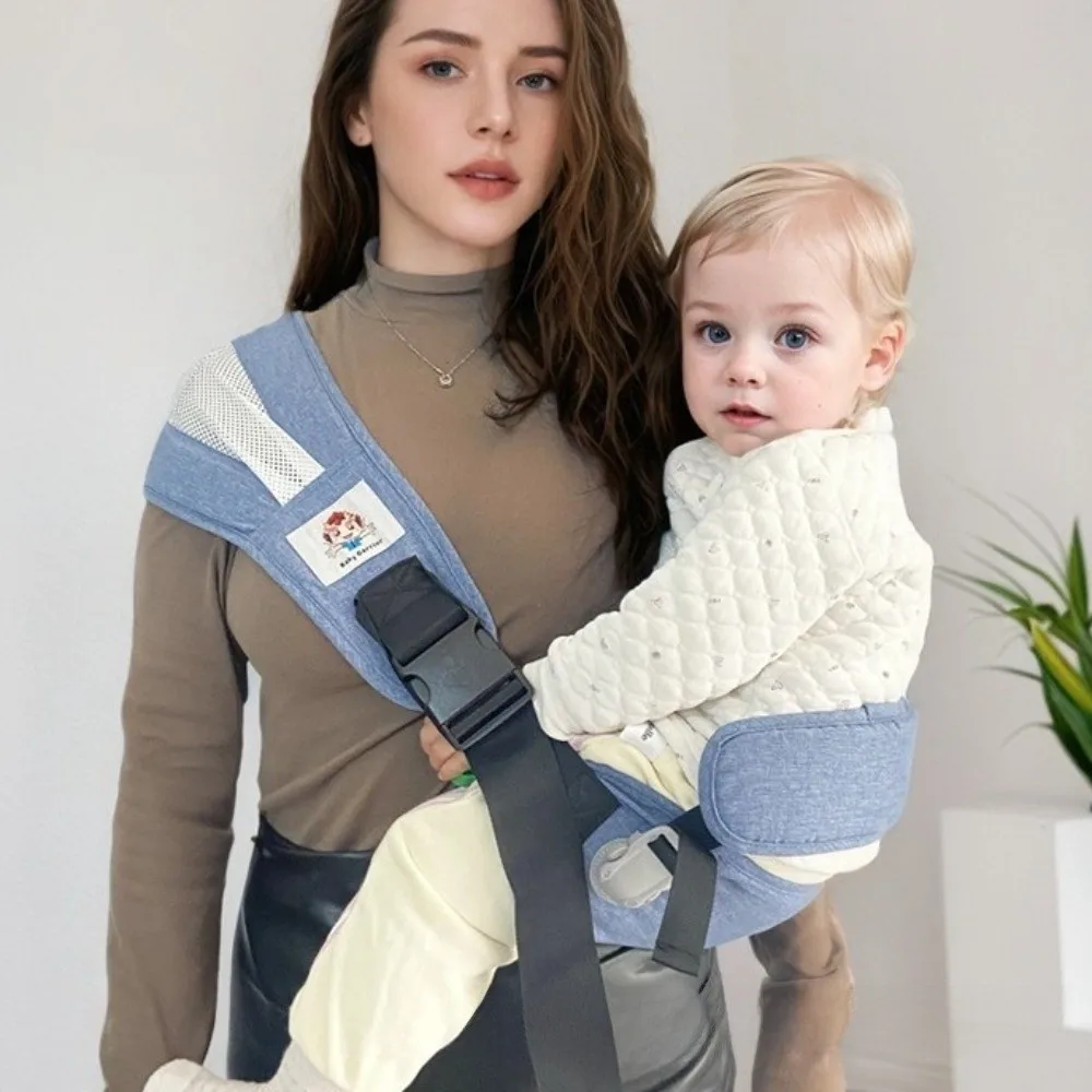 

Сумка-кенгуру для новорожденных с защитой талии, детские рюкзаки из сетки и хлопка