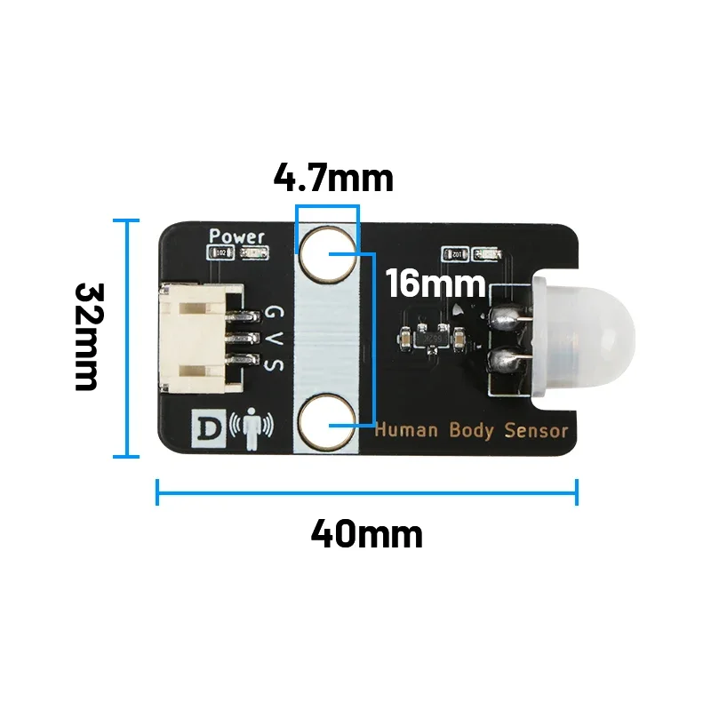 Human Body Sensing Module Mini IR Pyroelectric Infrared PIR Motion Human Sensor Automatic Detector Module AM312 Sensor