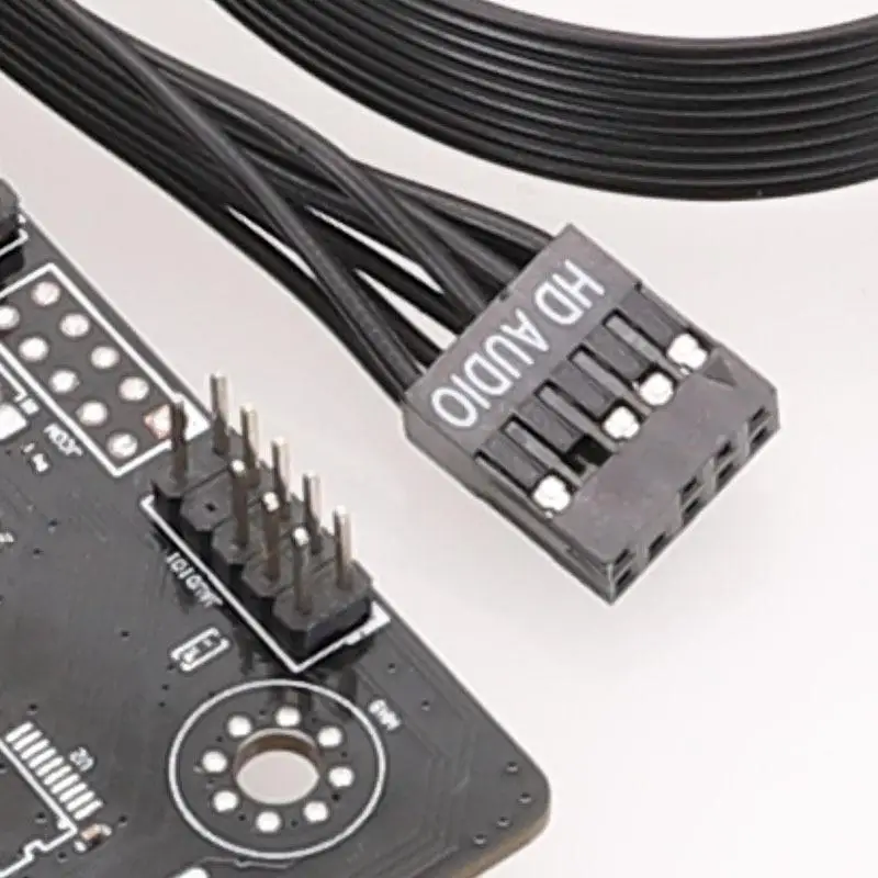 USB2.0 9PIN كابل التوصيل 9-Pin ذكر إلى أنثى لتقوم بها بنفسك ملحقاتها 20/30 سنتيمتر لوحة أم للكمبيوتر الجبهة Usb 9pin 2.0 تمديد كابل