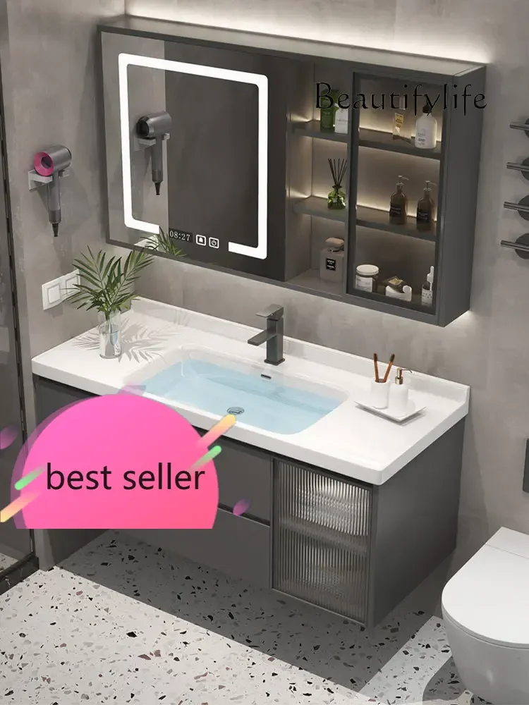 

NEW Toilet, bathroom cabinet, ceramic integrated wash, countertop combination floor