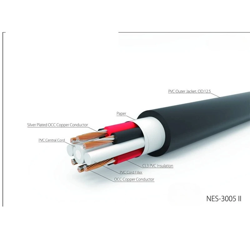 

Single crystal copper horn wire NES3005MKII pure copper silver-plated loose wire