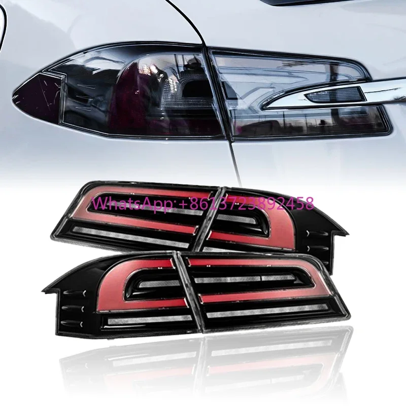 

Custom LED Tail Lights for Tesla Model S Enhanced Visibility Red Lens New Condition