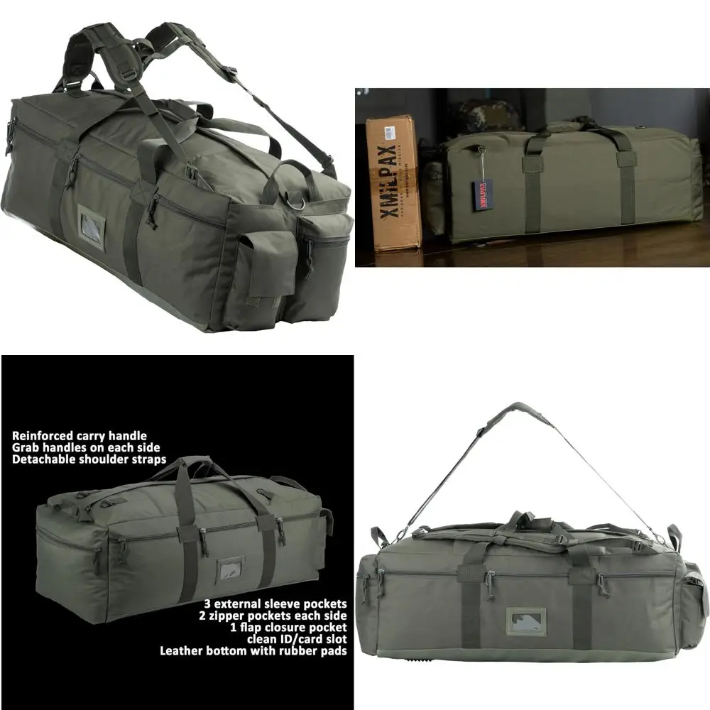 

Тактическая спортивная сумка военного класса — сумка для снаряжения большой вместимости для развертывания, путешествий и спортивного оборудования