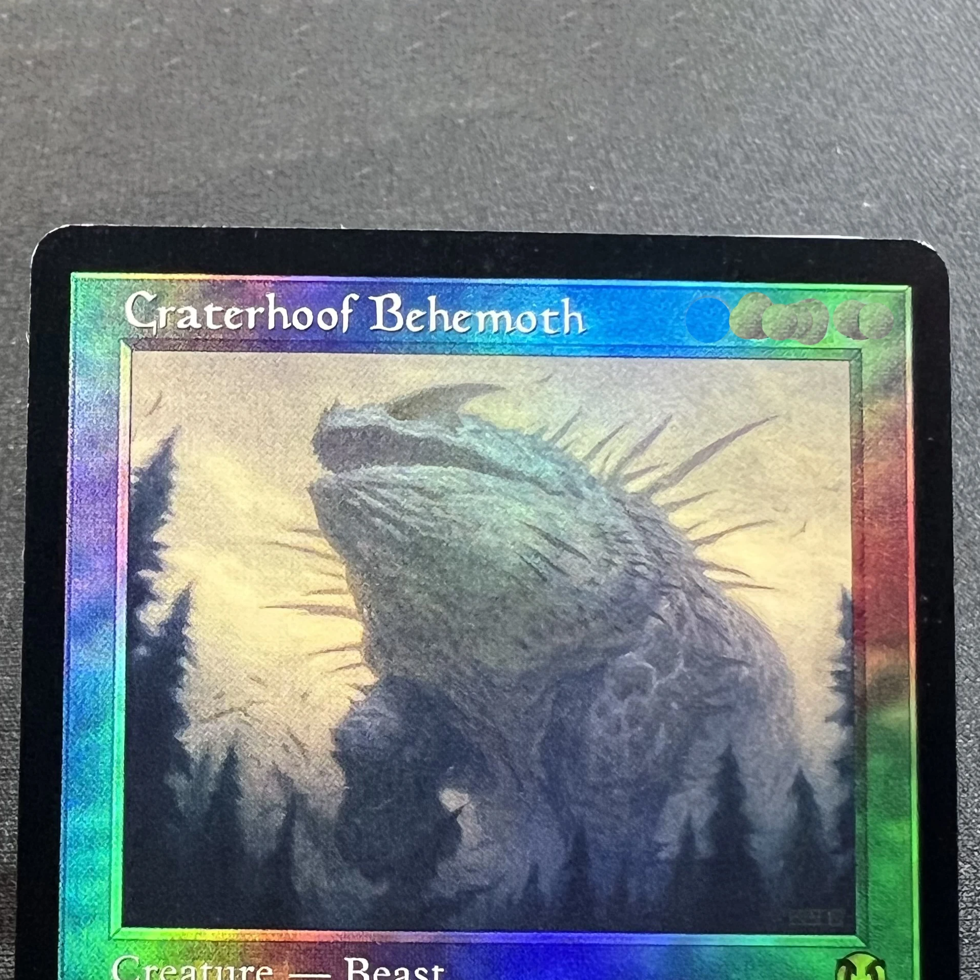 Edgar Mark Necrodual INR GaeaCradle Nykthos Theros Foil TCG مخصص الإنجليزية بطاقة جودة مجلس لعبة ببطاقات ورقية التداول