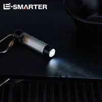Mini Pocket Outdoor LED Flashlight USB Rechargeable Torch Keychain Clip Cap Light Long Endurance Emergency Hiking Camping 3