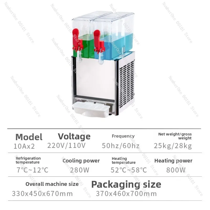 10L single cylinder, double cylinder, and triple cylinder juicer for restaurants
