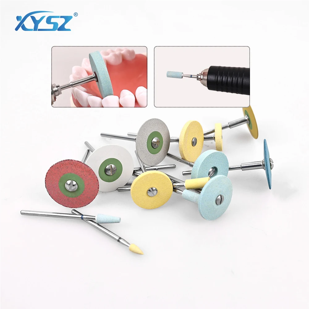 

1Pcs/Pack Dental Ceramic Diamond Grinding Head Stone Grinder Zirconia Ceramics Emax Crowns Polisher Dental HP 26mm Polish Wheels