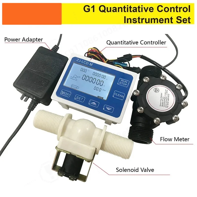 G1 Liquid Quantitative Flow Controller Filling Kit with Digital Flow Meter & 1