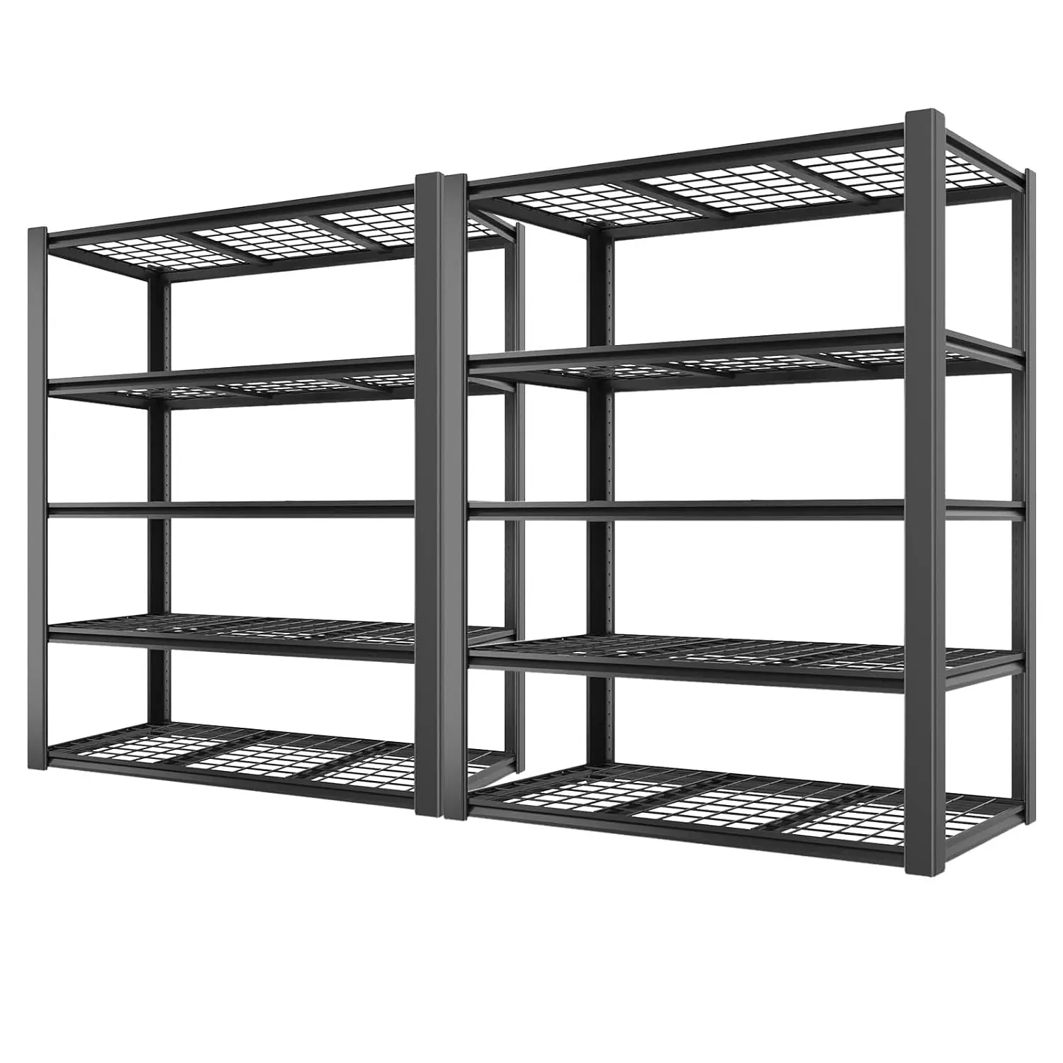 Heavy Duty Metal Wire Storage Rack 5-Tier Adjustable, 48