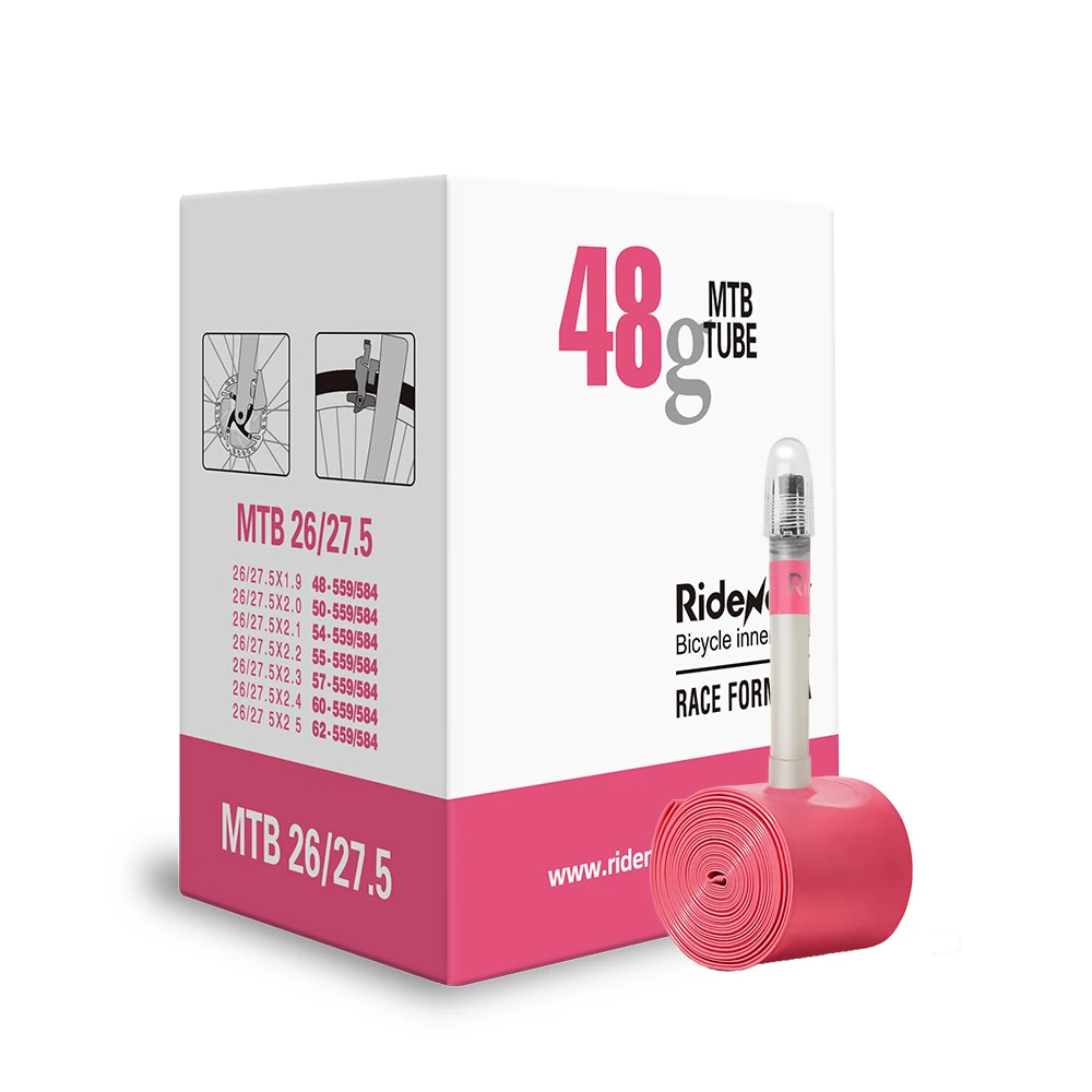 AliExpress Ridenow RideNow MTB Bicycle 48g TPU Inner Tube MTB27.5/584 1.9-2.5 Plastic / Alloy Valve Stem 2Piece Set