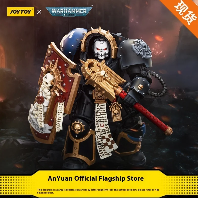 

JOYTOY Warhammer 40,000 Коллекционная фигурка «Хранители Гора» Ультрамарины Чаплан в доспехов Терминатора 1:18