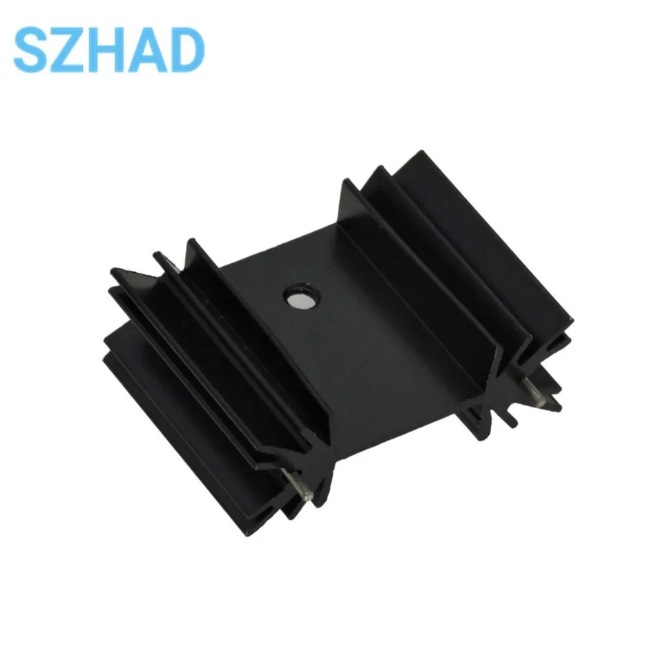 5PCS MOS Transistor Tube Heatsink Radiator Cooler Radiator 25x34x12MM Heat Sink FINS IC