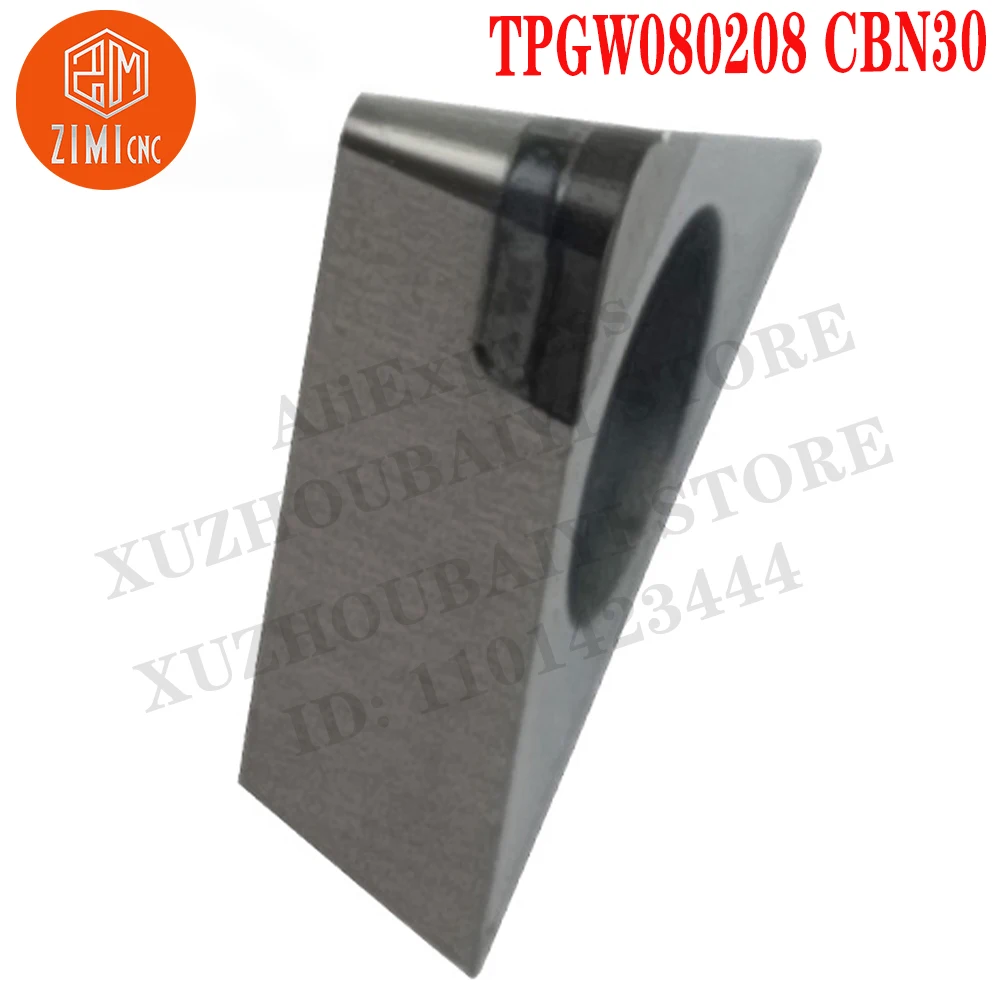 TPGW080208 CBN30 تي بي جي دبليو 080208 إدراجات سبائك الألومنيوم أدوات مطحنة النهاية كربيد CNC مخرطة أداة قطع ميكانيكي مخرطة معدنية