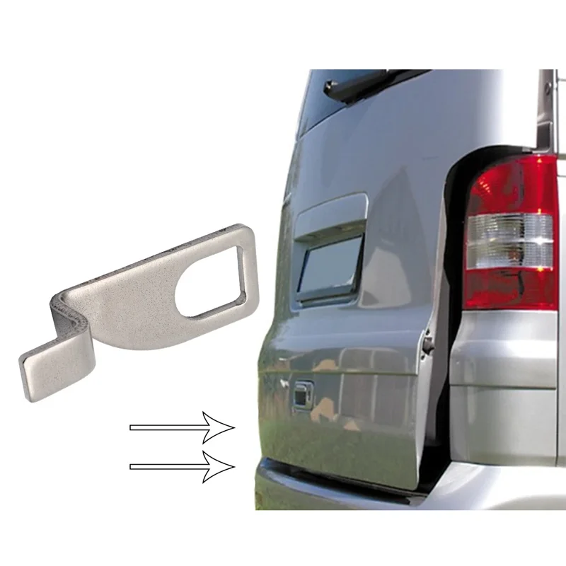 Stainless Steel Car Tailgate Standoff Holder Bracket Hook Fresh Air Vent Lock Extension For VW T5 T6 California Camping Multivan