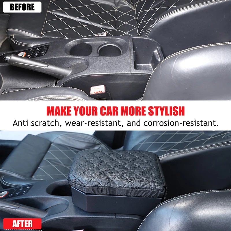 

1Pcs Aluminum Alloy Black For Seat Leon 2008-2012 Car Center Cup Holder Password Lock Safe Car Interior Modification Accessories