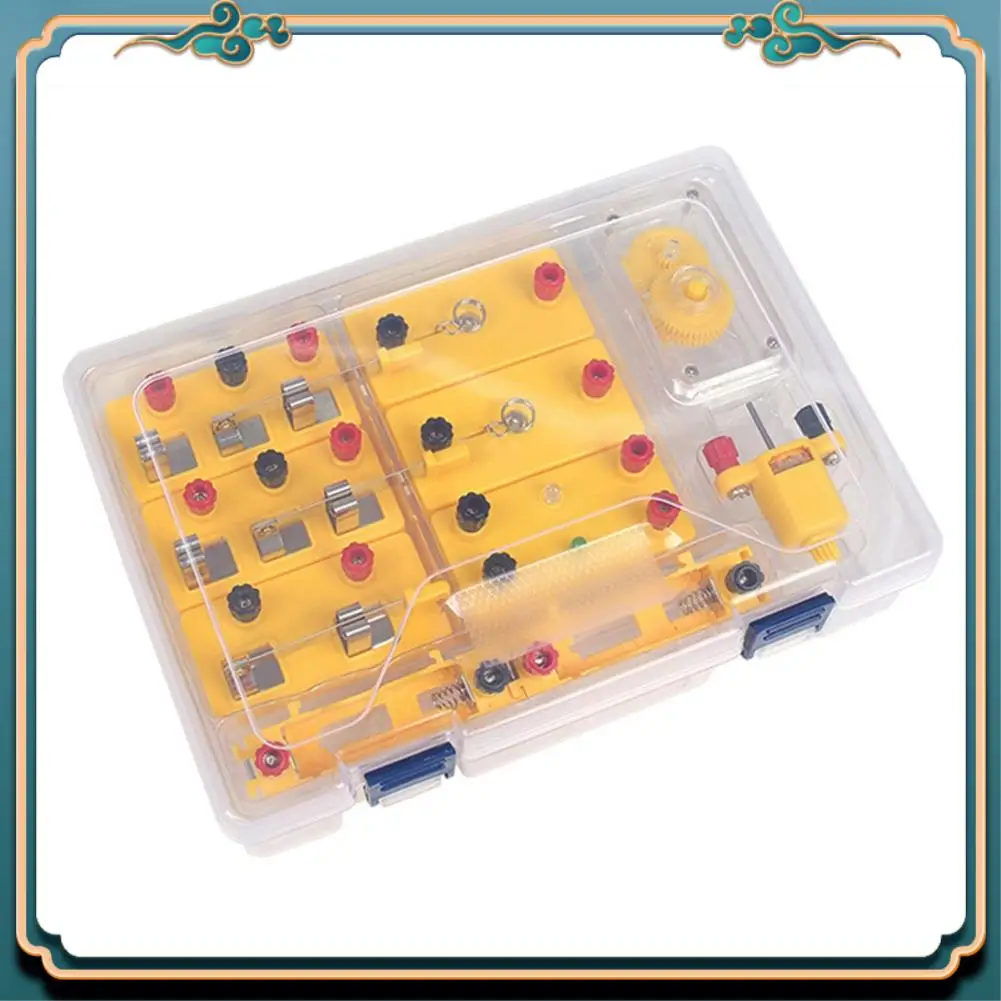 (New)-Electric Kids Toy Basic Circuit Electricity Learning Kit Physics Teaching Aids Education DIY Assembly Experiment