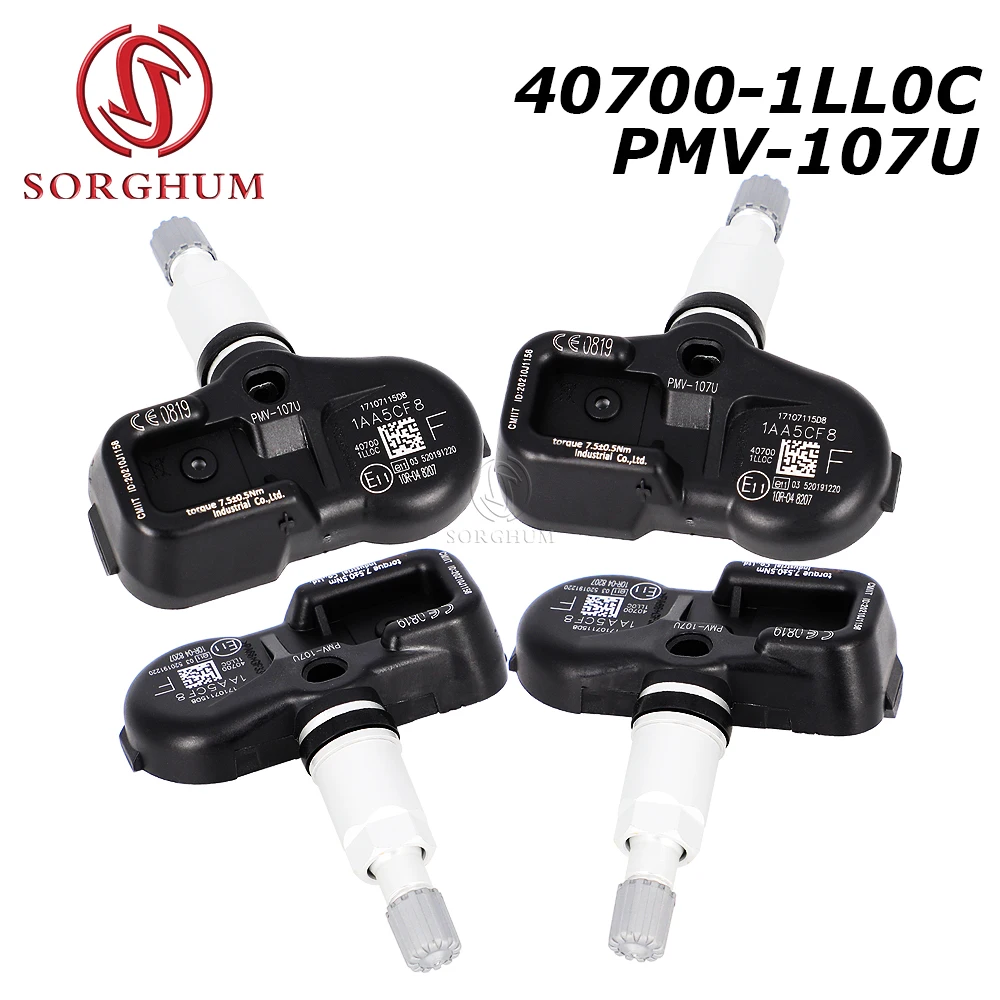 

40700-1LL0C 40700-1LL0D PMV-107U для Nissan Patrol Micra для Infiniti Q70 QX56 QX80 433 МГц TPMS датчик контроля давления в шинах