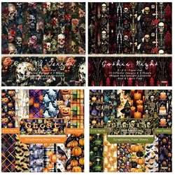 Alinacutle Junkjournal Happy Halloween Paper Pack 24 sheets 6
