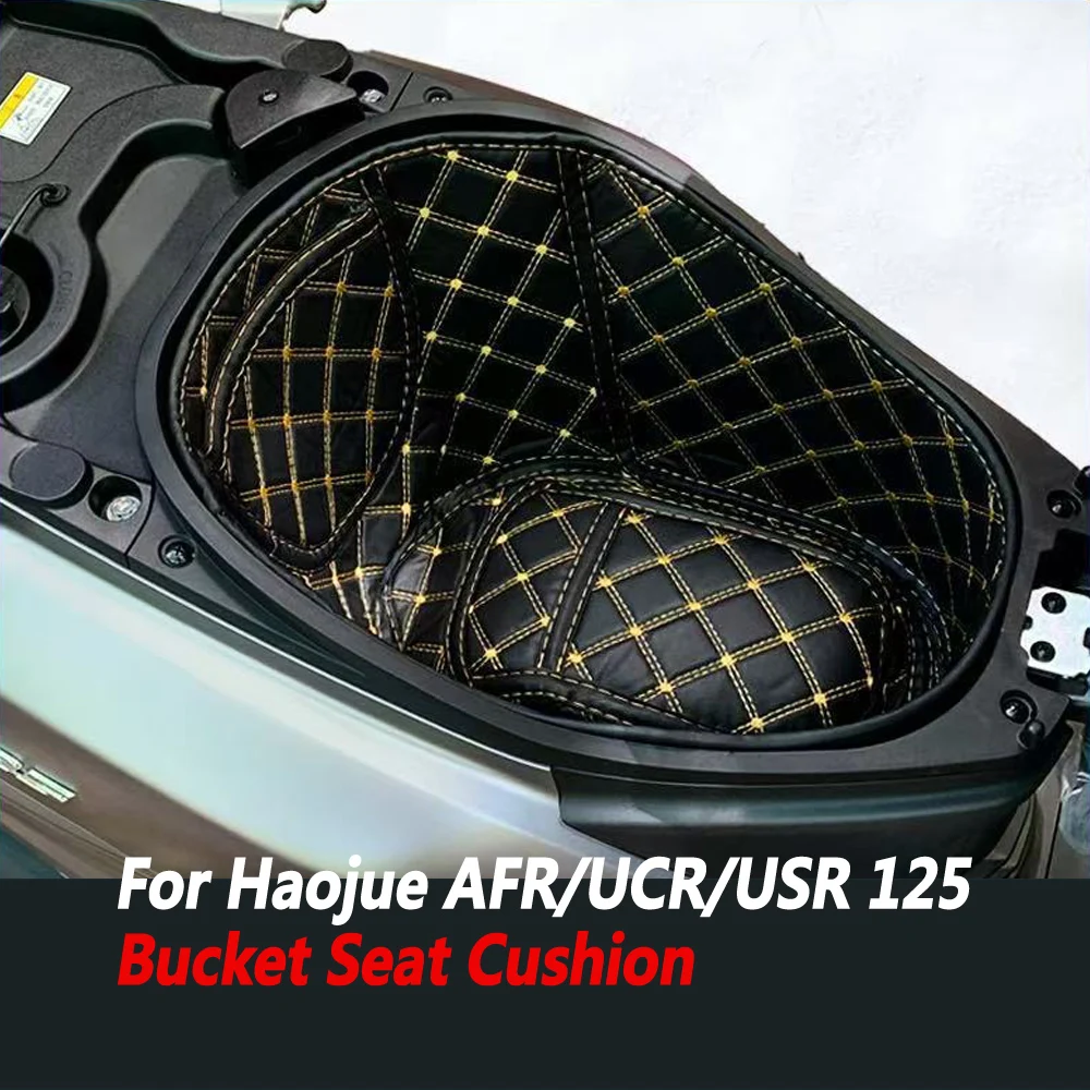 

High quality bucket cushion for Haojue AFR/UCR/USR 125 bucket liner storage bucket cushion leather cushion modification