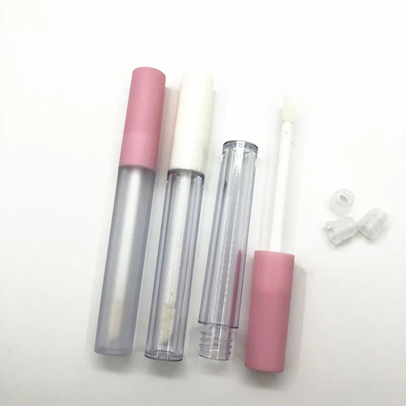 

Wholesale 2.5ml Empty Lip Gloss Tubes DIY Plastic Liquid Lipstick Container Round mini lipglos Sample Bottles Little Lip Bottles