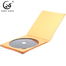 HIFI Carbon Fiber Tone Tuning CD Pad Cushion Electromagnetic Wave Absorption CFRP CD DVD Ultra-thin Accessory Protection CD Mat