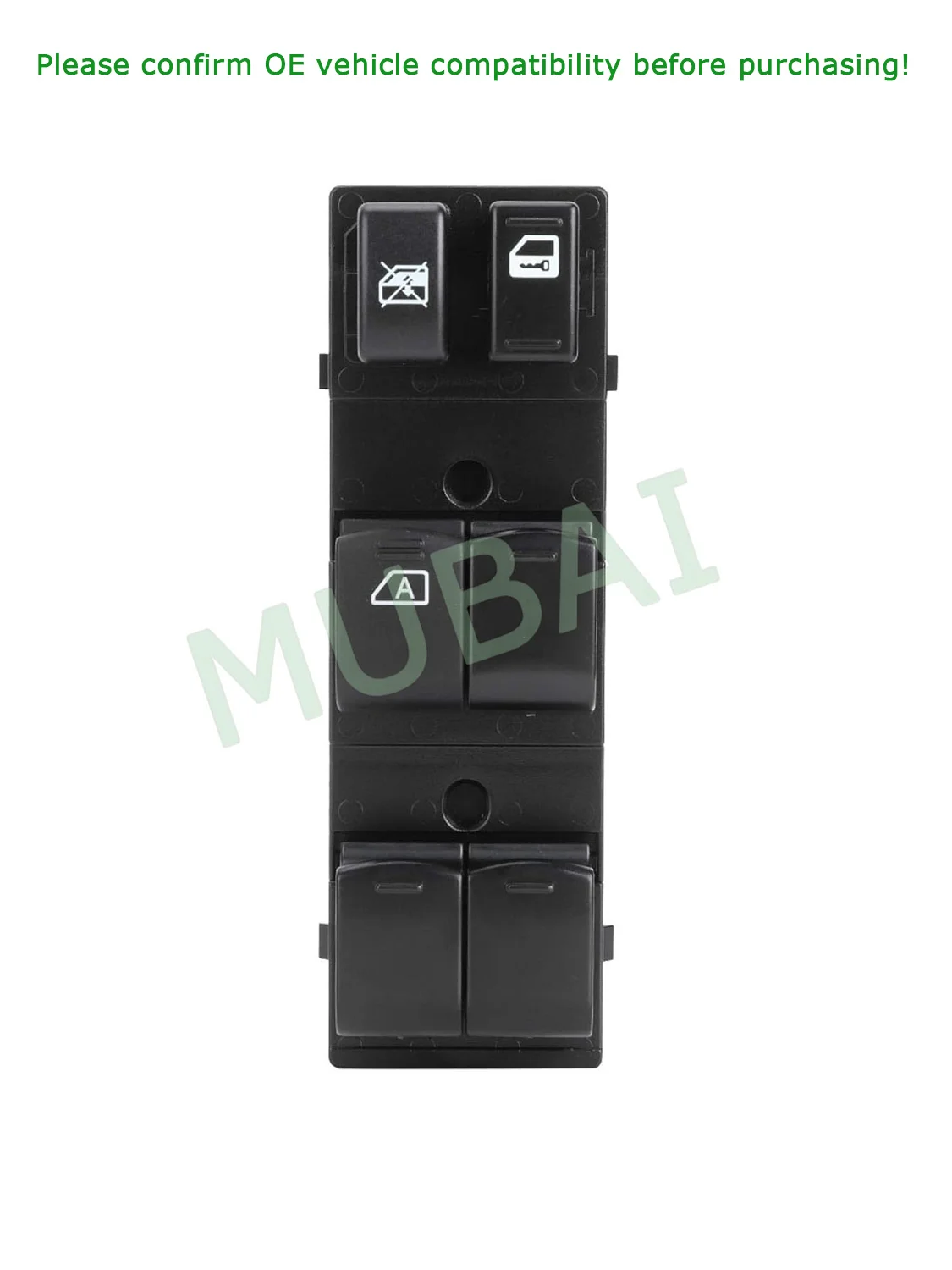

Switch Window Lifter, 25401-JG45A Car Front Left Power Window Main Switch Lifter Fit for Nissan X-Trail 2 T31 2007-2013
