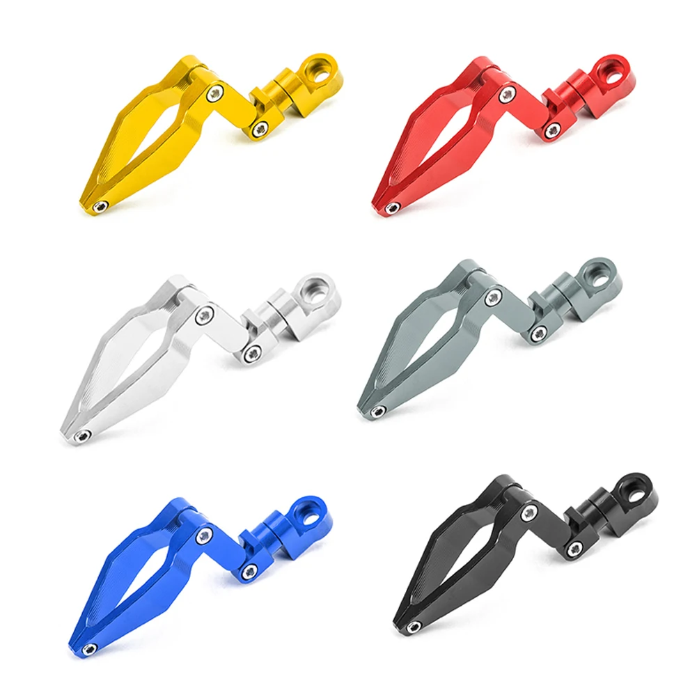 Motorcycle Front Brake Line Hose Clamp Holder Replacement Foldable Design Aluminum Alloy Oil Pipe Clamps Motorcycles Accessories