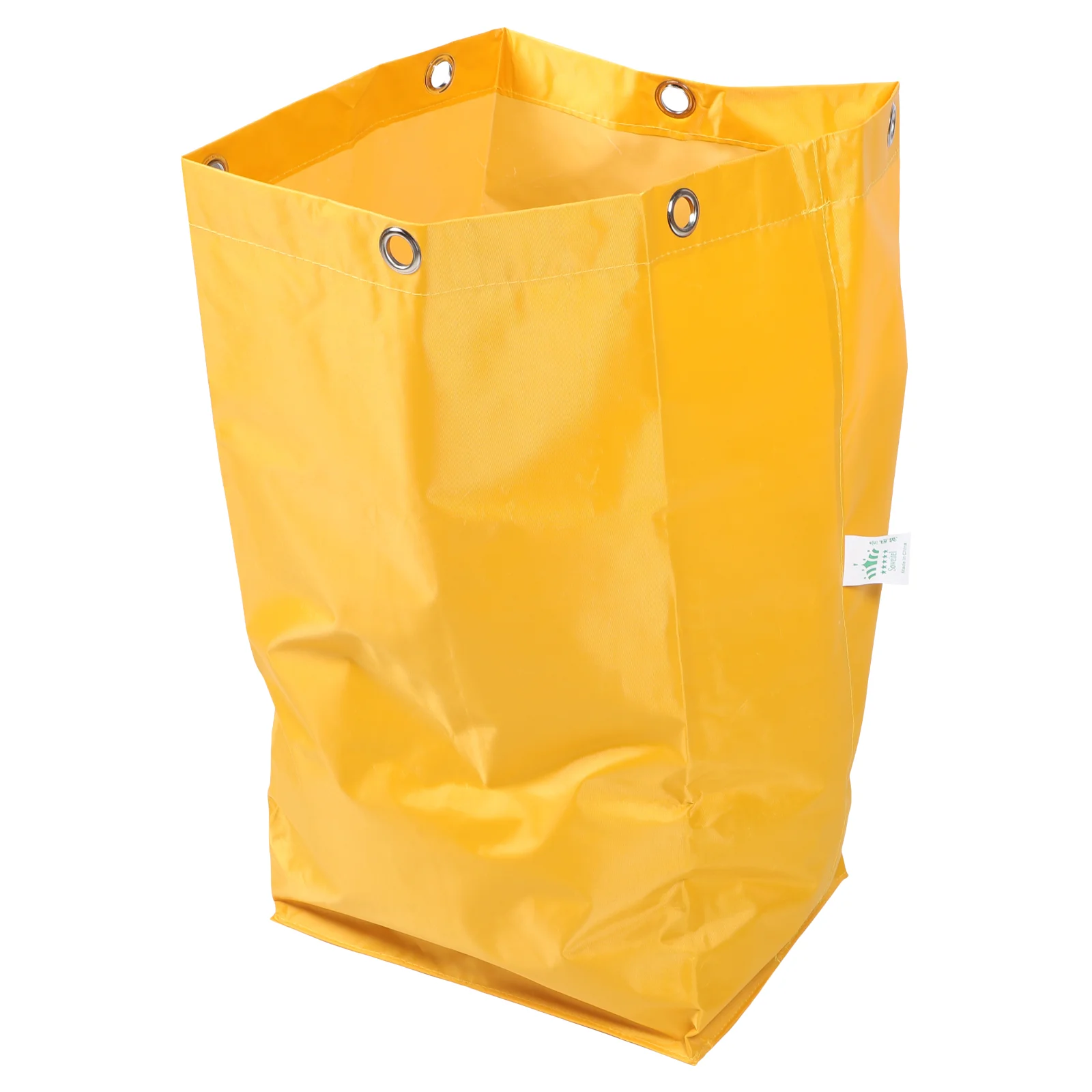 Housekeeping Canvas Bag Car Detailing Cart Trolley Wheel Yellow Rolling Cleaning Commercial Travel