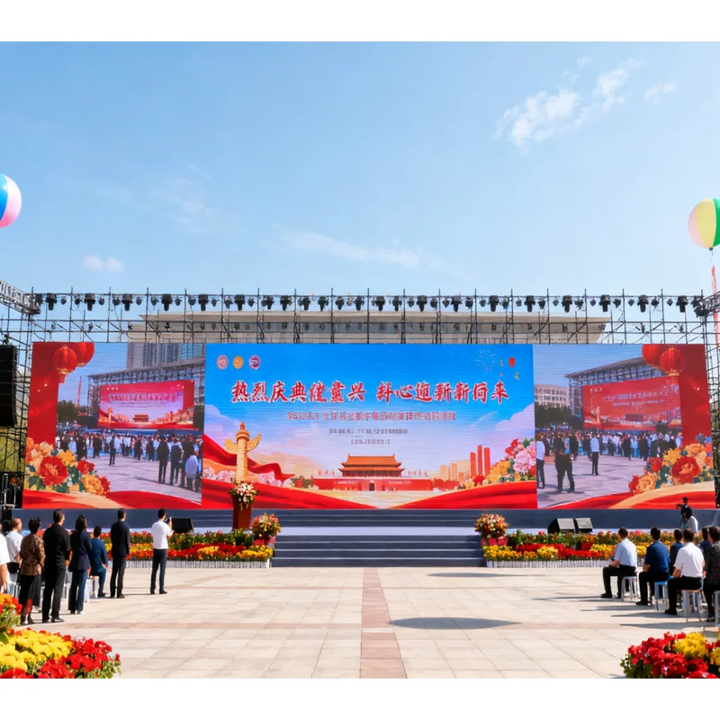 Outdoor Rental LED Display Full Color Lightweight Flexible Waterproof Anti-Fog Screen for Music Festival