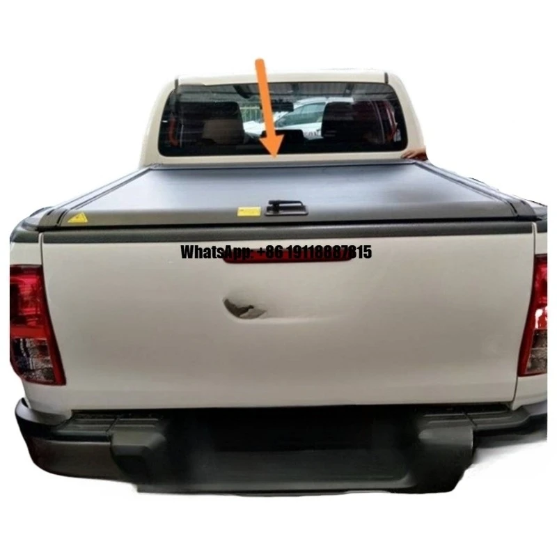 

Black Retractable Manual NP300 for Locking Hard Tonneau Cover with Aluminum Alloy for Pickup Trucks