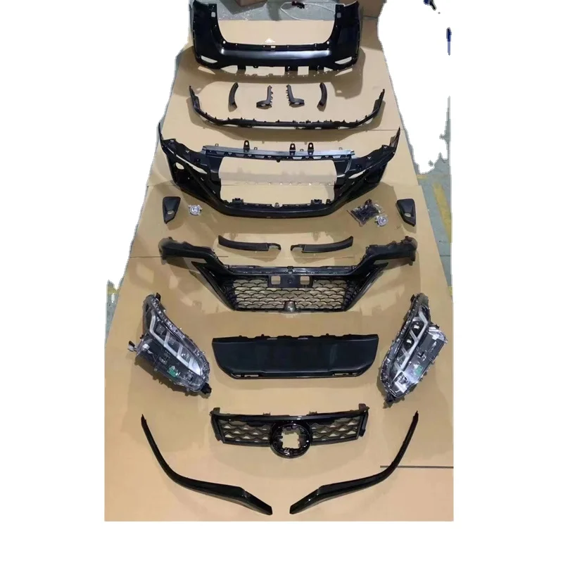 

Auto Car Front Bumper Body Kits for Fortuner 2021 New model Upgrade facelift body kit for Fortuner 2016 upgrade to 2021