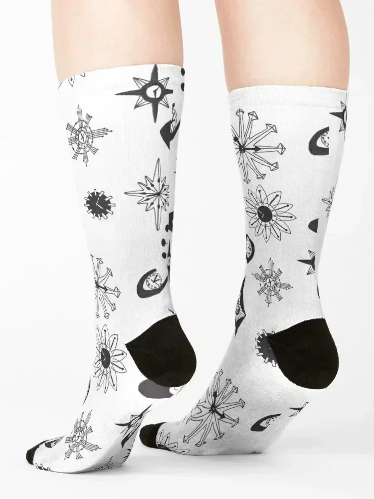 منتصف القرن الساعات الحديثة الجوارب سعيد المضادة للانزلاق لوكس الكثير الرجال الجوارب النسائية