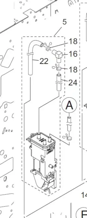 Duplicatore originale NEGE-PRESS serbatoio 2 ; SU 1 adatto per RISO COMCOLOR 052-75230 spedizione gratuita