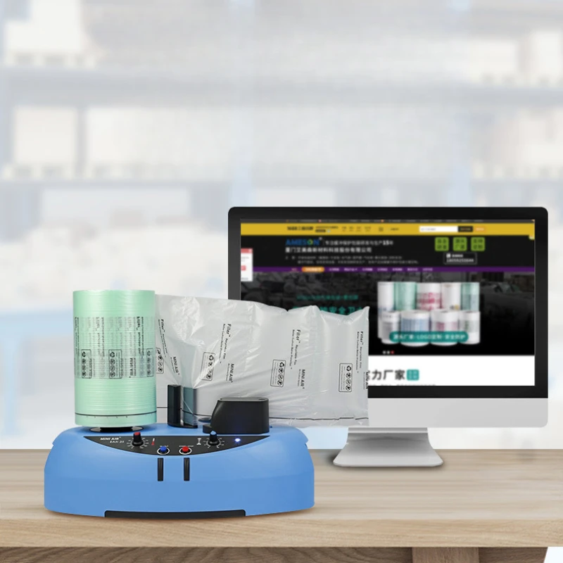 220V Cushioning Air Cushion Machine Express Packaging Inflatable Bag Filling Bag Gourd Film Inflator