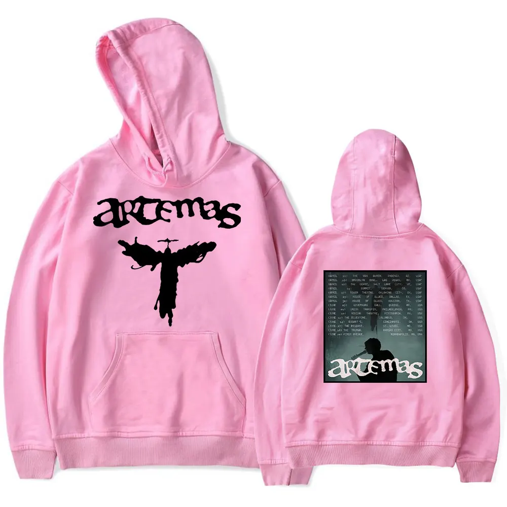 Artemas The Americas Tour 2025 هوديس بلوزات ميرش للجنسين موضة كم طويل أنيق شخصية هوديس #5