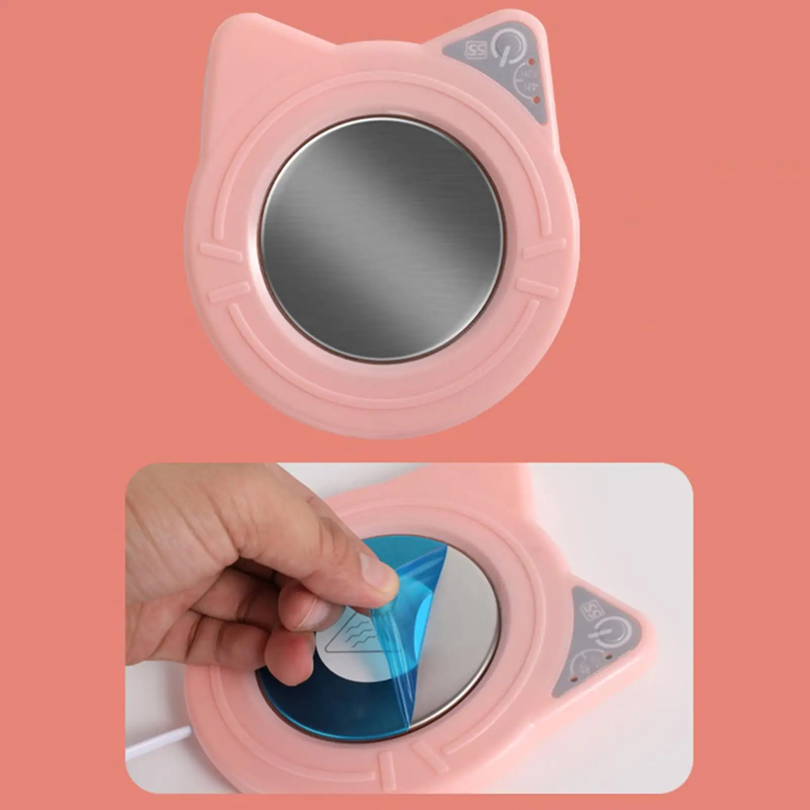 

Подогреватель чая для стола с автоматическим отключением, умный точный контроль температуры, подогреватель воды, молока, кофейная кружка, подогревающая пластина для кокосового напитка, дома