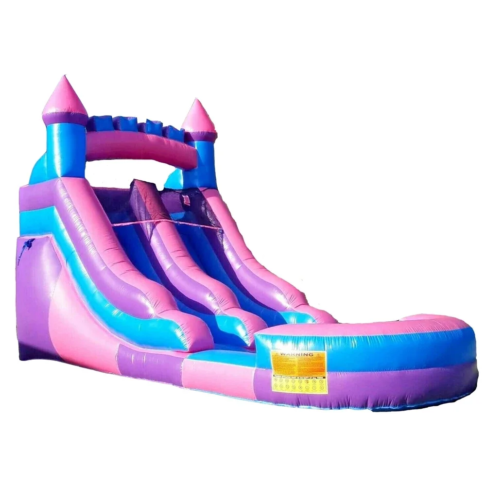 

Commercial Grade inflable Water Princess Double bouncy castle slide
