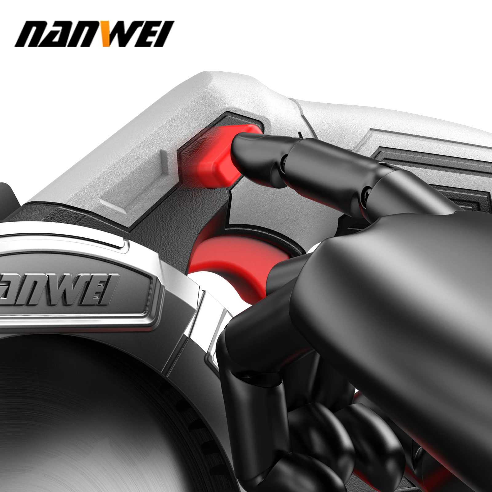 NANWEI Electric Circular Saw Brushless Multifunctional Electric Saw DIY Power Tool For Cut Wood PVC tube