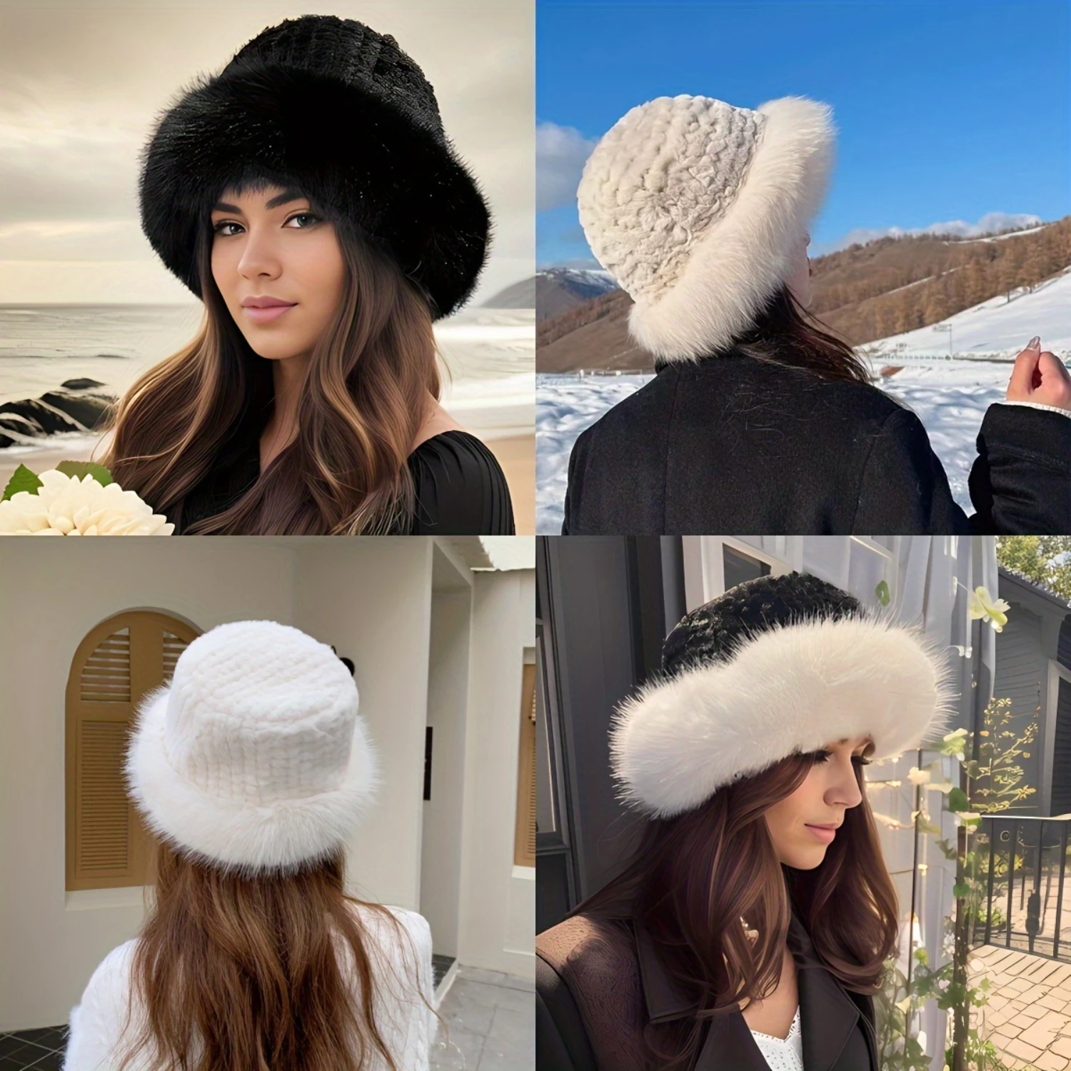 겨울 따뜻함 어부 - 봉제 안감, 방풍 귀 보호, 니트 토글 모자, 이상적인 크리스마스 선물