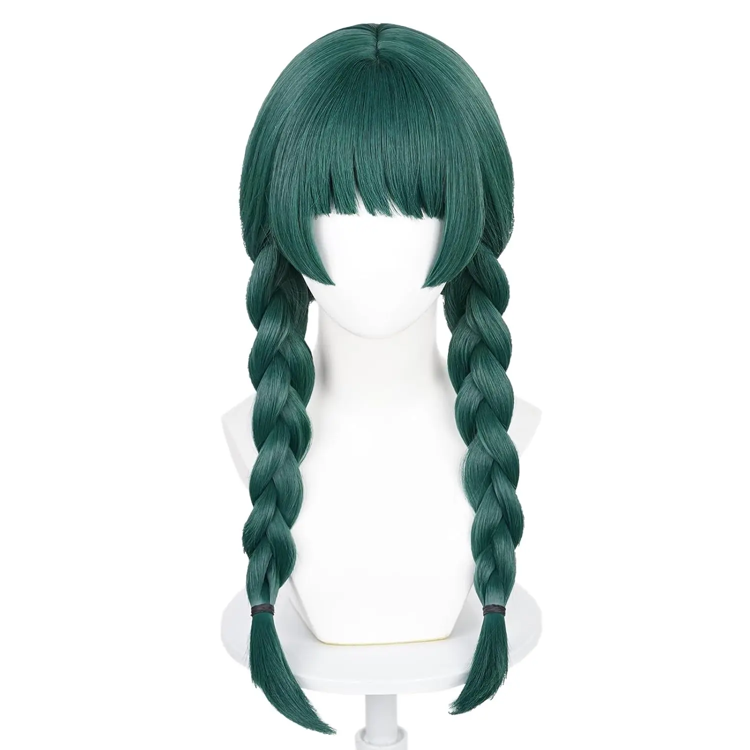 High Quality Maomao Cosplay Wig The Apothecary Diaries Dark Green Heat Resistant Synthetic Hair Party Anime Mao Mao Wigs