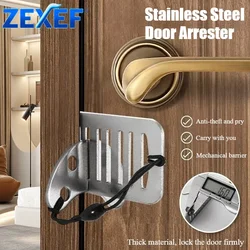 Portable Security Door Lock Travel Safety Lock for Hotel Dorm Home Use