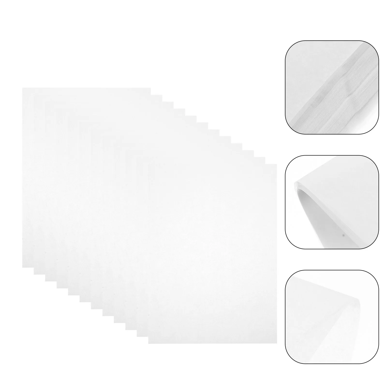 100Sheets Translucent Tracing Paper for Chinese Calligraphy Practice Smooth Surface Ink Diffusion Writing Drawing Sketching DIY