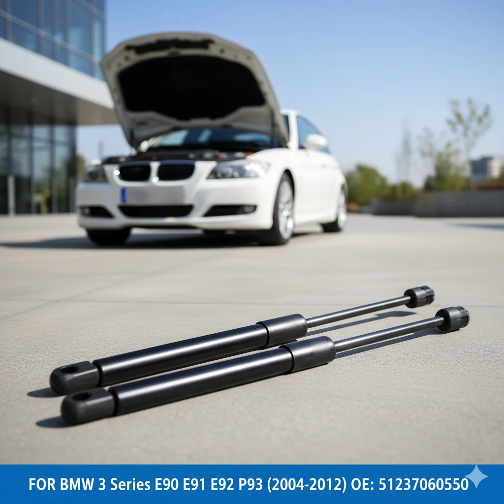 2PCS Front Hood Support Gas Struts Spring For BMW 3 Series E90 E91 E92 E93 OE 51237060550 Struts Bar Bonnet Rod 2004-2012