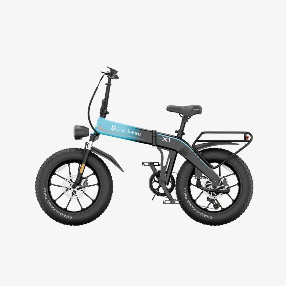 LUCKEEP X1 20" Bicicleta Elétrica Dobrável 750W (1400W Pico) Motor 48V 15Ah Bateria