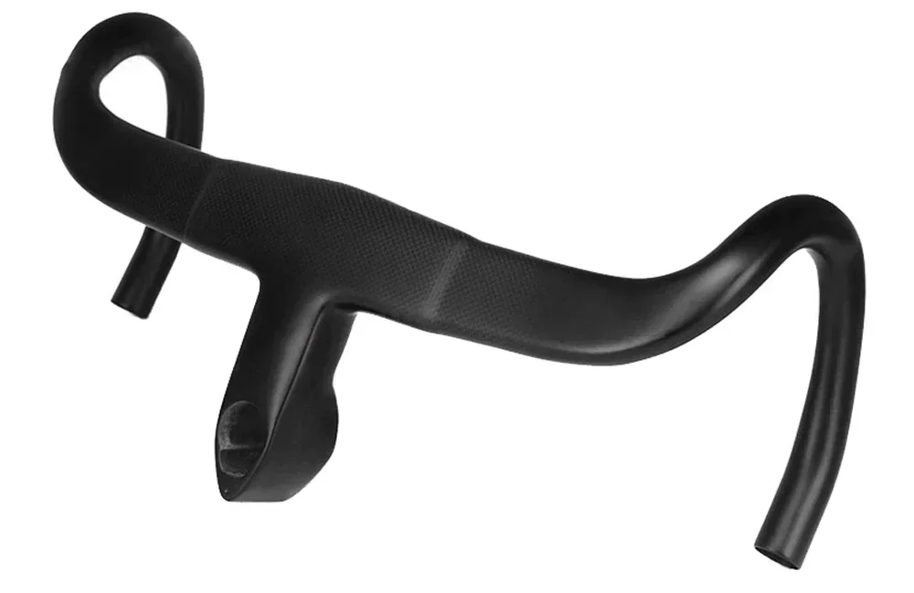 T800 Carbon Integrierter Lenker für F12 F14 Interne Kabelführung Aero Rennrad Vorbau 4 ° Flare 125 mm Tropfen 80 mm Tropfen – Detail 4