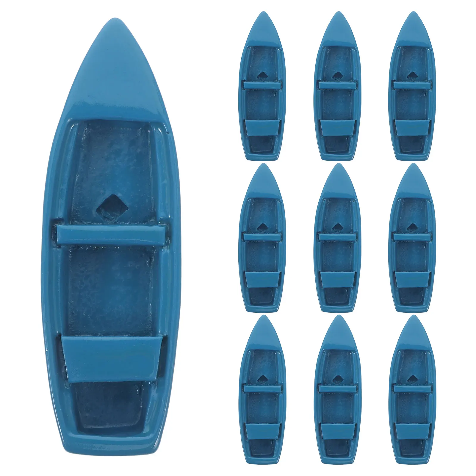 

10pcs Mini Yacht Sailboat Coastal Nautical Decoration Beach Theme Party Home Decor Speedboat Ship Sandbox Playset
