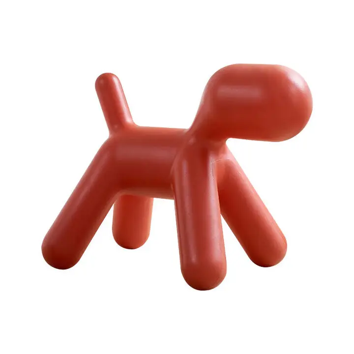 

Balloon dog shape small stool children's simple living room home kindergarten cartoon puppy stool