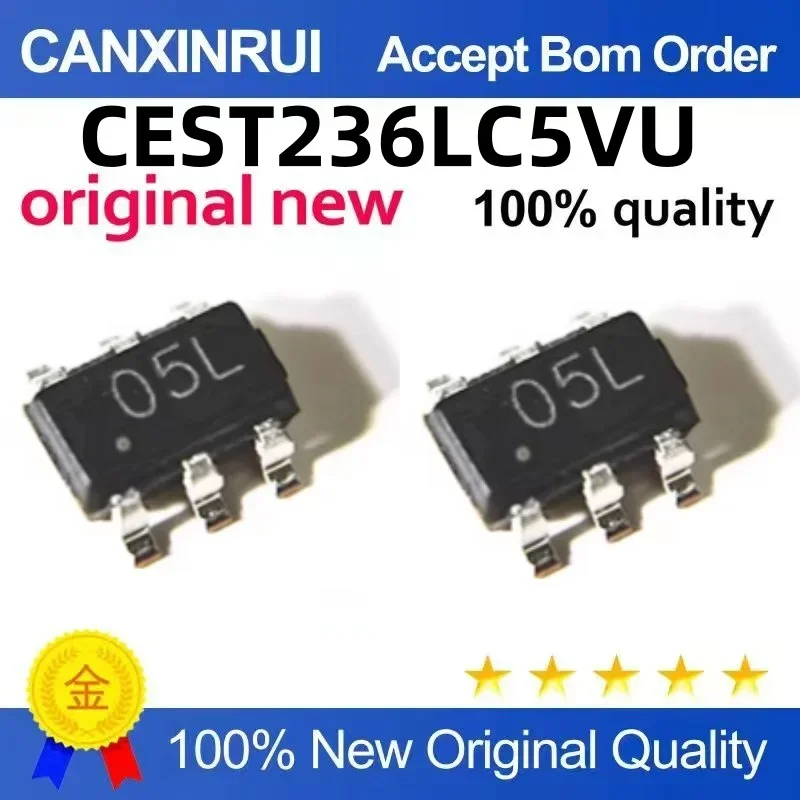 (5-100 pieces) Brand new original CEST236LC5FU silk screen V05 SOT23-6 spot chip IC