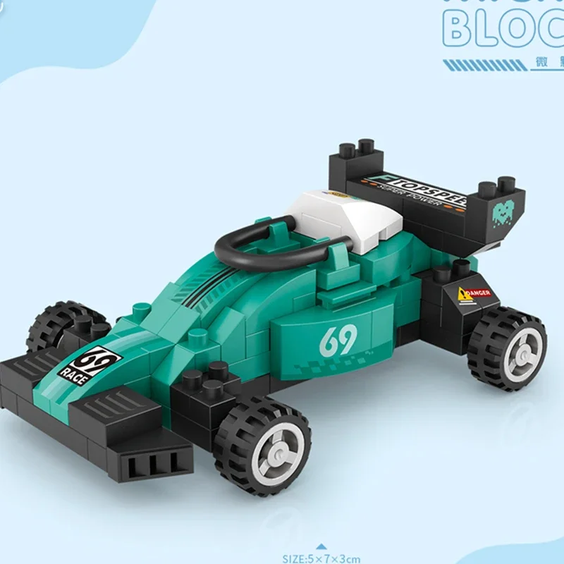 MOC City-bloques de construcción de automóviles súper deportivos, motocicletas, vehículos todoterreno, corredores, camiones de bomberos de policía, kits de ladrillos famosos para niños