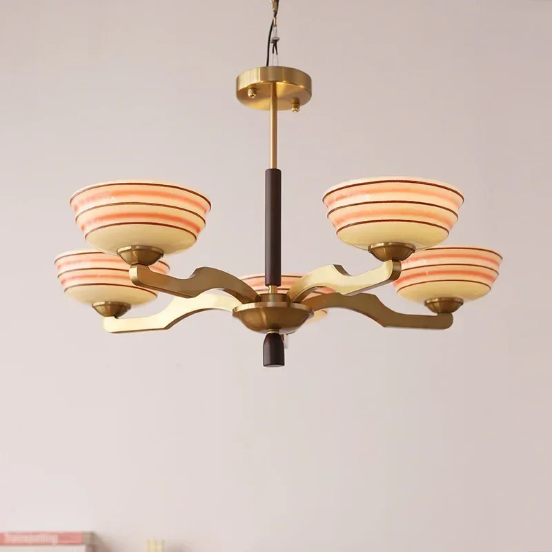 

Винтажный стеклянный подвесной светильник MZISOSOD для гостиной, столовой, спальни, виллы, домашнего декора, современное освещение